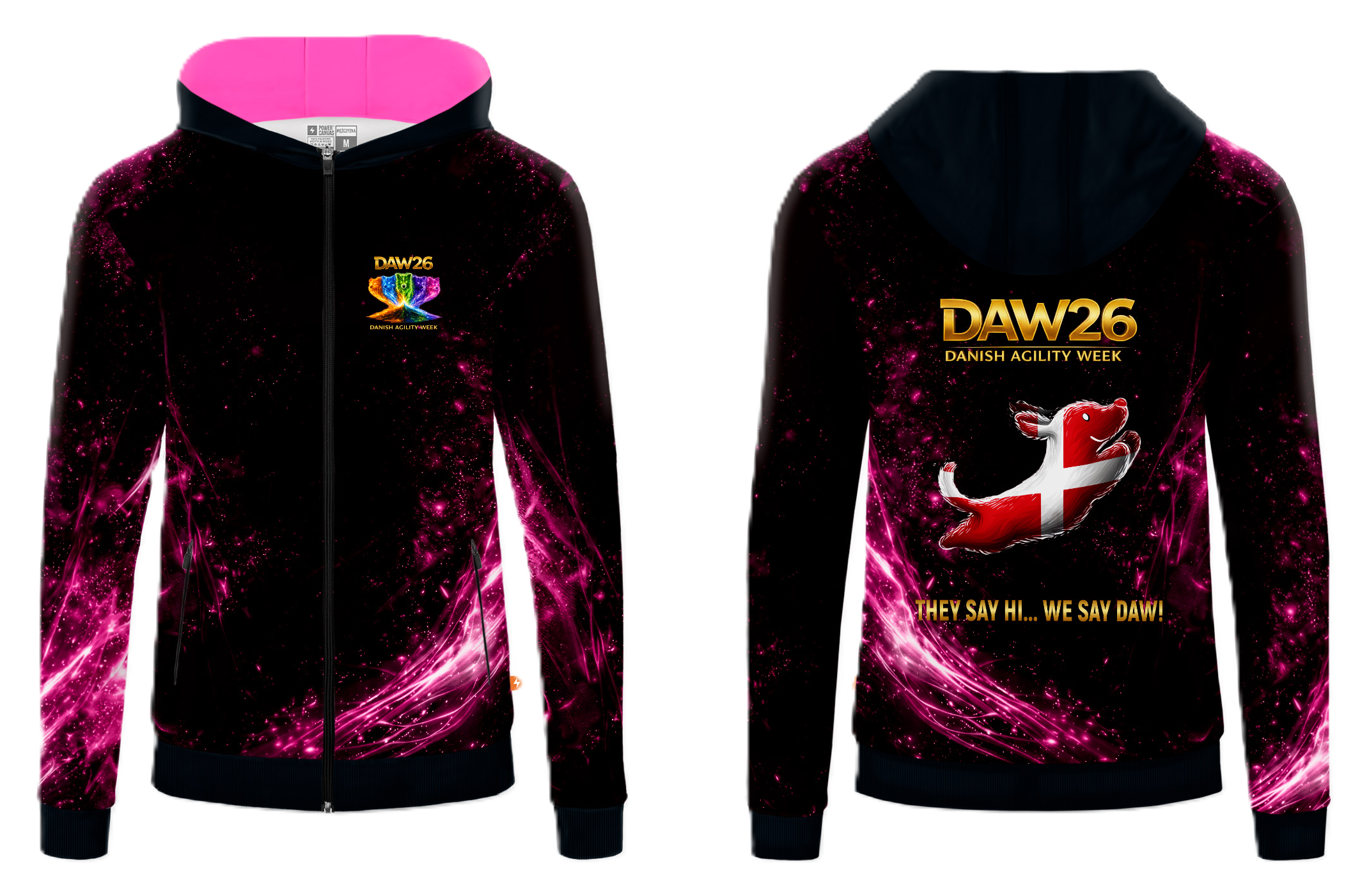 DAW26 Pink Pulse Hoodie