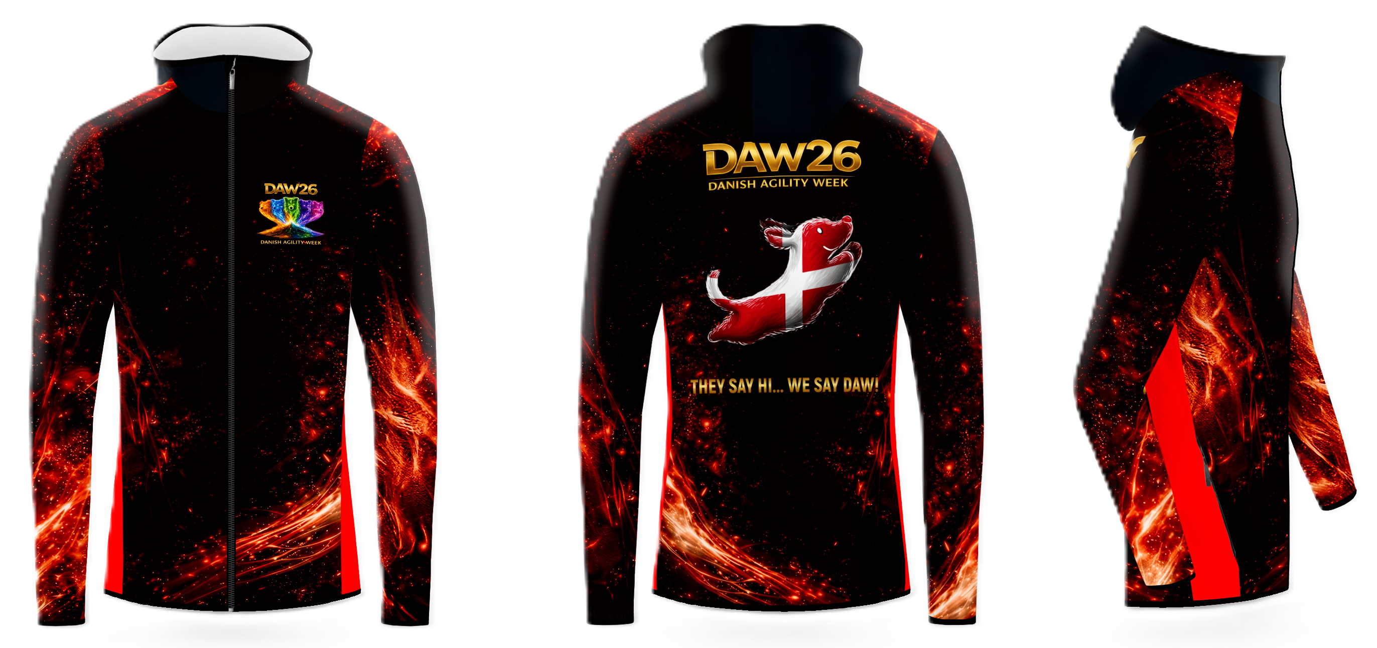 DAW26 Red Rush Running Jacket